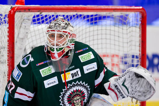 Frölundas målvakt Johan Gustafsson