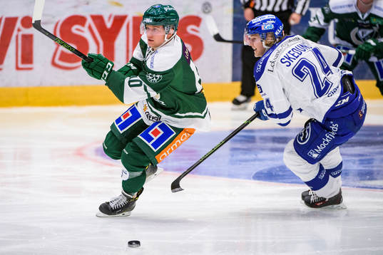Färjestads Marcus Nilsson och Leksands Isak Skedung
