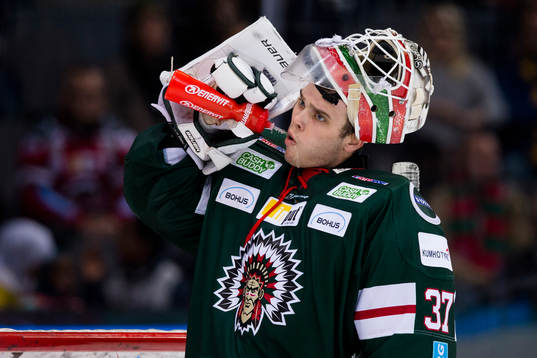 Frölundas målvakt Johan Gustafsson