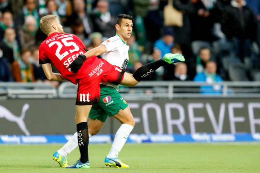 Norrköpings Filip Dagerstål och Hammarbys Alexssander