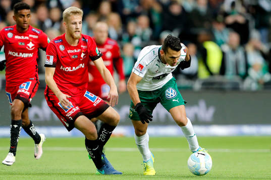 Norrköpings Filip Dagerstål och Hammarbys Alexssander