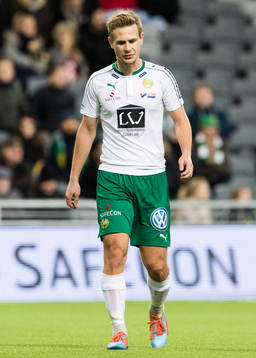 Hammarbys Erik Israelsson ser deppig ut