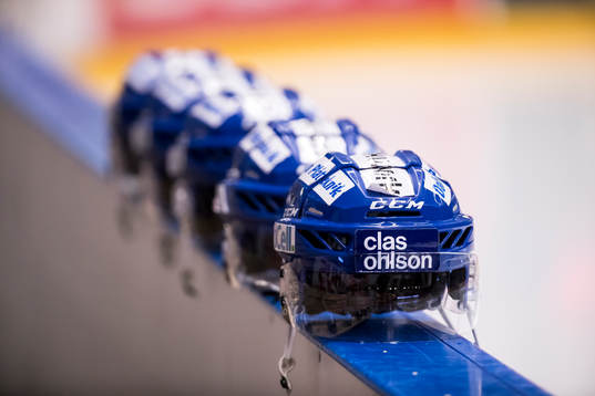 Hjälmar i ishockeymatchen i SHL mellan Leksand och