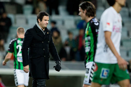 GAIS tränare Benjamin Westman deppar