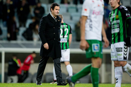 GAIS tränare Benjamin Westman deppar