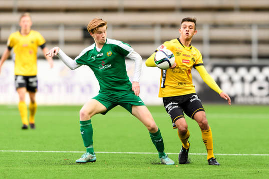Hammarbys David Nilsson och Elfsborgs Danijel Ramadanovic