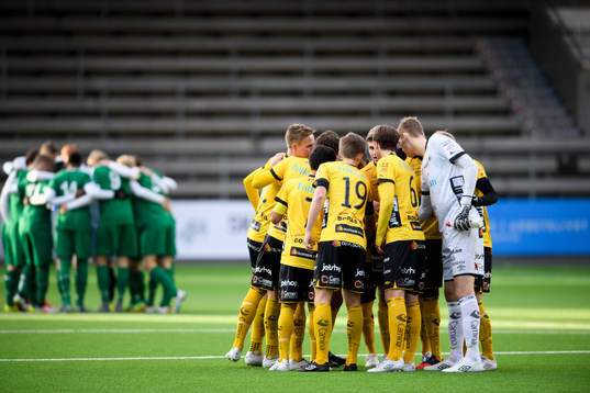 Elfsborgs spelare innan U17 SM-final i fotboll mellan
