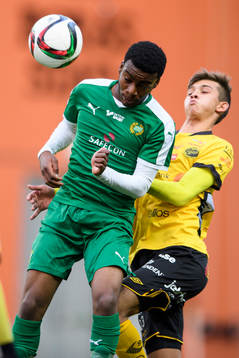 Hammarbys Kevin Jarrett och Elfsborgs Danijel Ramadanovic