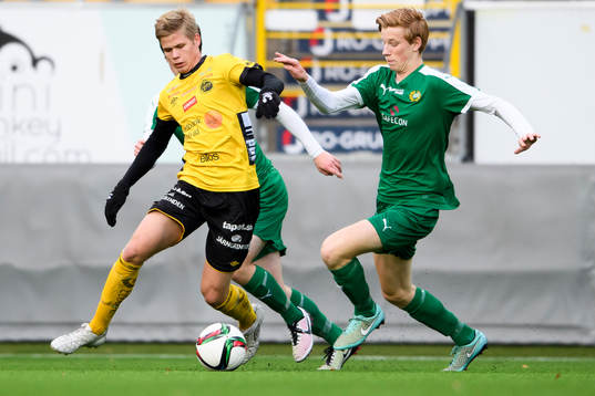 Elfsborgs Anton Thorsson och Hammarbys David Nilsson
