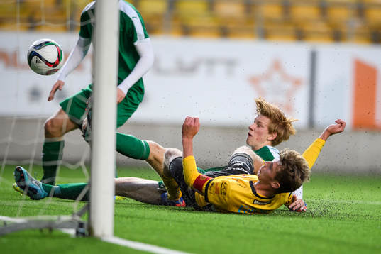 Elfsborgs Filip Schyberg och Hammarbys David Nilsson