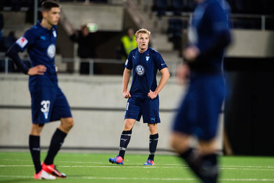 Malmö FFs Franz Brorsson deppar