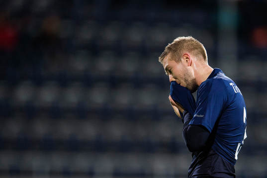 Malmö FFs Anton Tinnerholm deppar