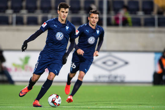 Malmö FFs Alexander Jeremejeff och Andreas Vindheim