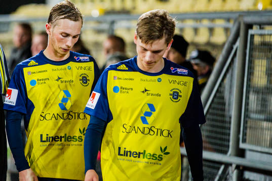 Ängelholms Albin Nilsson och Edvin Nilsson deppar