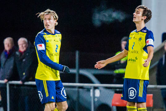 Ängelholms Marcus Bergholtz och Erik Johansson deppar