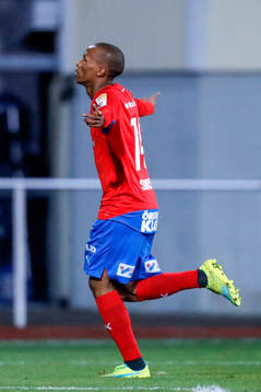Helsingborgs Bradley Ralani jublar
