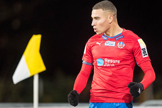 Helsingborgs Jordan Larsson jublar