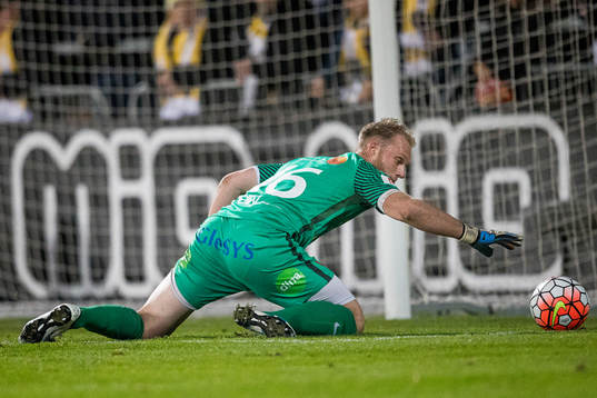 Falkenbergs målvakt Alexander Lundin