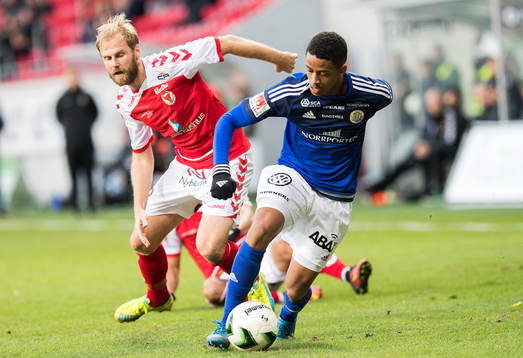 Kalmars Markus Thorbjörnsson och Sundsvalls Jonathan Morsay