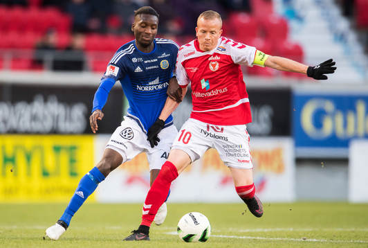 Kalmars Tobias Eriksson och Sundsvalls Peter Wilson