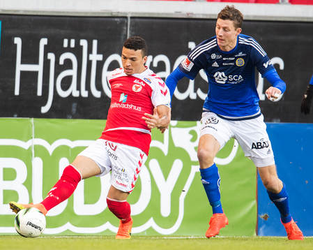 Kalmars Ismael Silva Lima och Sundsvalls Johan Eklund