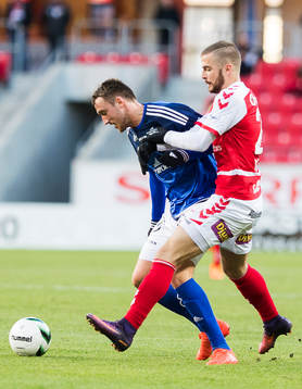 Kalmars Filip Sachpekidis och Sundsvalls Smajl Suljevic