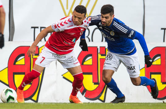 Kalmars Ismael Silva Lima och Sundsvalls Stefan Silva