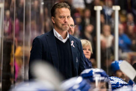 Leksands assisterande tränare Örjan Lindmark  i