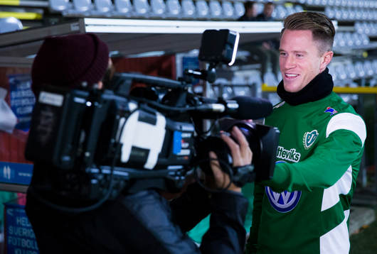Jönköpings Tommy Thelin filmas av Cmore