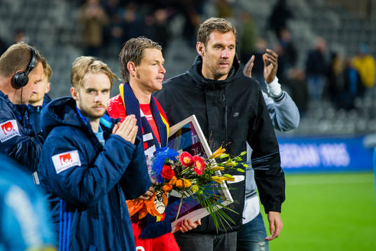 Djurgårdens målvakt Andreas Isaksson och bredvid