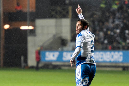 IFK Göteborgs Emil Salomonsson jublar