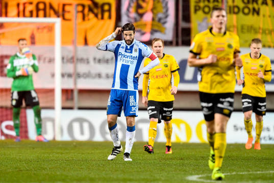 IFK Göteborgs Mattias Bjärsmyr deppar