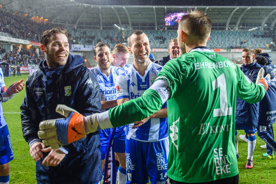 IFK Göteborgs Emil Salomonsson, Hjalmar Jonsson och