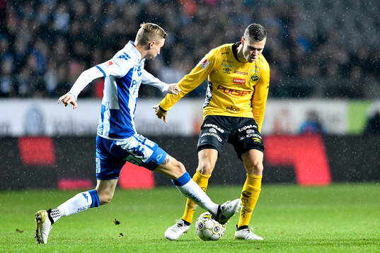 Elfsborgs Viktor Claesson och IFK Göteborgs Sebastian
