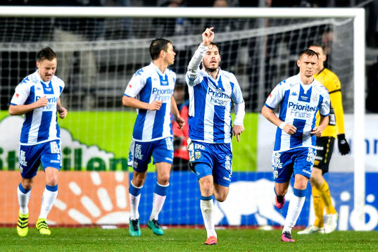 IFK Göteborgs Emil Salomonsson jublar
