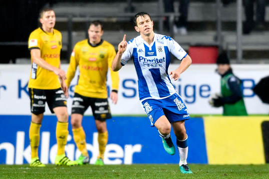 IFK Göteborgs Mads Albaek jublar