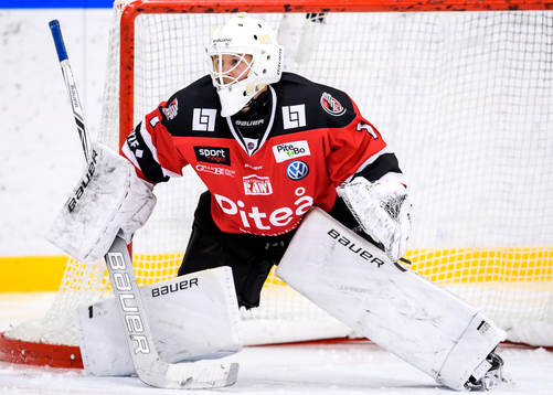 Piteås målvakt Joel Vännström