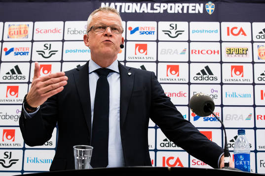 Sveriges förbundskapten Janne Andersson