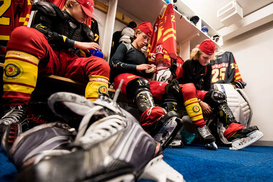 Skånes Daniel Holmqvist, Melvin Wennström och Hugo Wirell