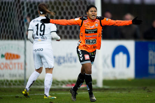 Kristianstads Ida Rebecca Guehai jublar