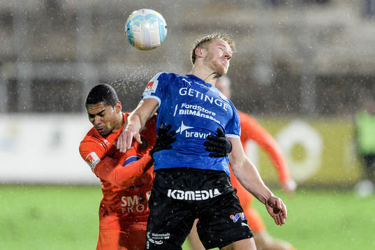 Athletics Denis Viana da Silva och Halmstads Alexander Ruud