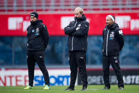Helsingborgs assisterande tränare Tobias Tuvesson, Jonas