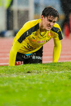 Mjällbys Jesper Gustavsson deppar
