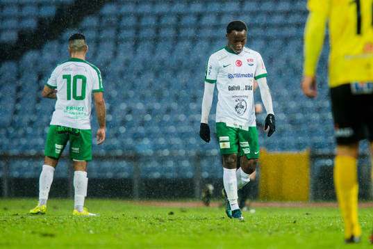 Prespas Buwar Karim och Emmanuel Ayaah Okine deppar