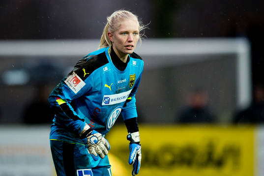 Umeås målvakt Malin Reuterwall