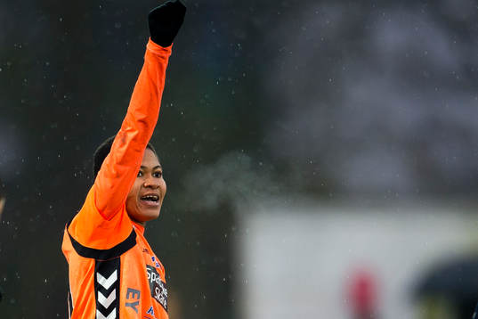 Kristianstads Ida Rebecca Guehai jublar