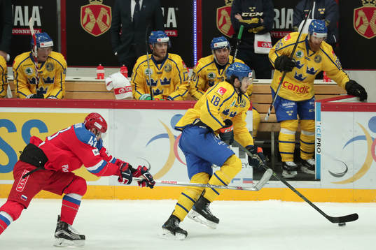 Valery Nichushkin, RUS and Dennis Everberg, SWE