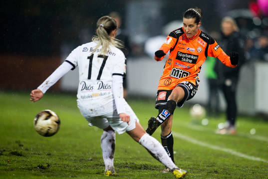 Kristianstads Johanna Rasmussen och Umeås Selina Henriksson