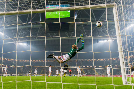 s Ebenezer Ofori (ej i bild) som resulterar i 3-1 för AIK