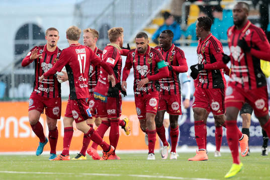 Östersund jublar av 1-2 genom Alex Dyer